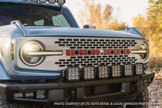 SS5 Grille CrossLink Lightbar Kit for 2021-2025 Ford Bronco (w/ Steel Bumper)