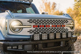 Stage Series Grille Bracket Kit for 2021-2025 Ford Bronco (w/ Steel Bumper)
