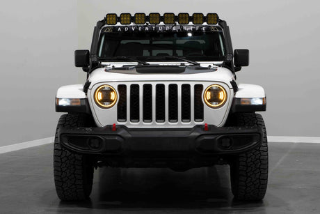 Kit de barre lumineuse LED pour pare-chocs Jeep Jl 2018-2022 Wrangler