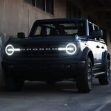 21-25 Ford Bronco /22-25 Ford Bronco Raptor NOVA-Series LED Projector Headlights Alpha-black
