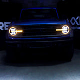 21-25 Ford Bronco /22-25 Ford Bronco Raptor NOVA-Series LED Projector Headlights Alpha-black