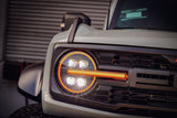 21-25 Ford Bronco /22-25 Ford Bronco Raptor NOVA-Series LED Projector Headlights Alpha-black
