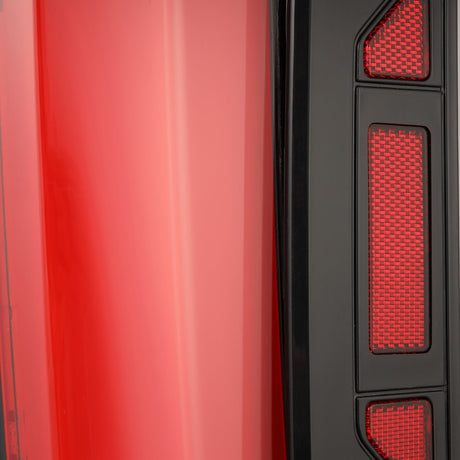 22-25 Toyota Tundra NOVA-Series Prismatic LED Tail Lights Black Red