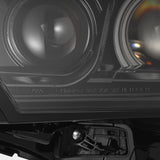 22-25 Toyota Tundra/Sequoia LUXX-Series LED Projector Headlights Alpha-Black
