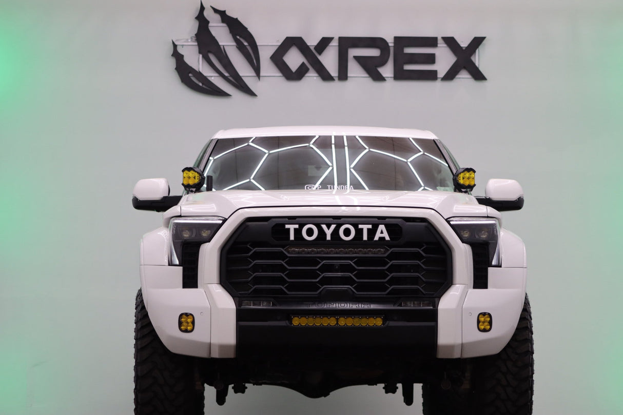 Phares projecteurs à LED noirs pour Toyota Tundra/Sequoia série LUXX 2022-2025