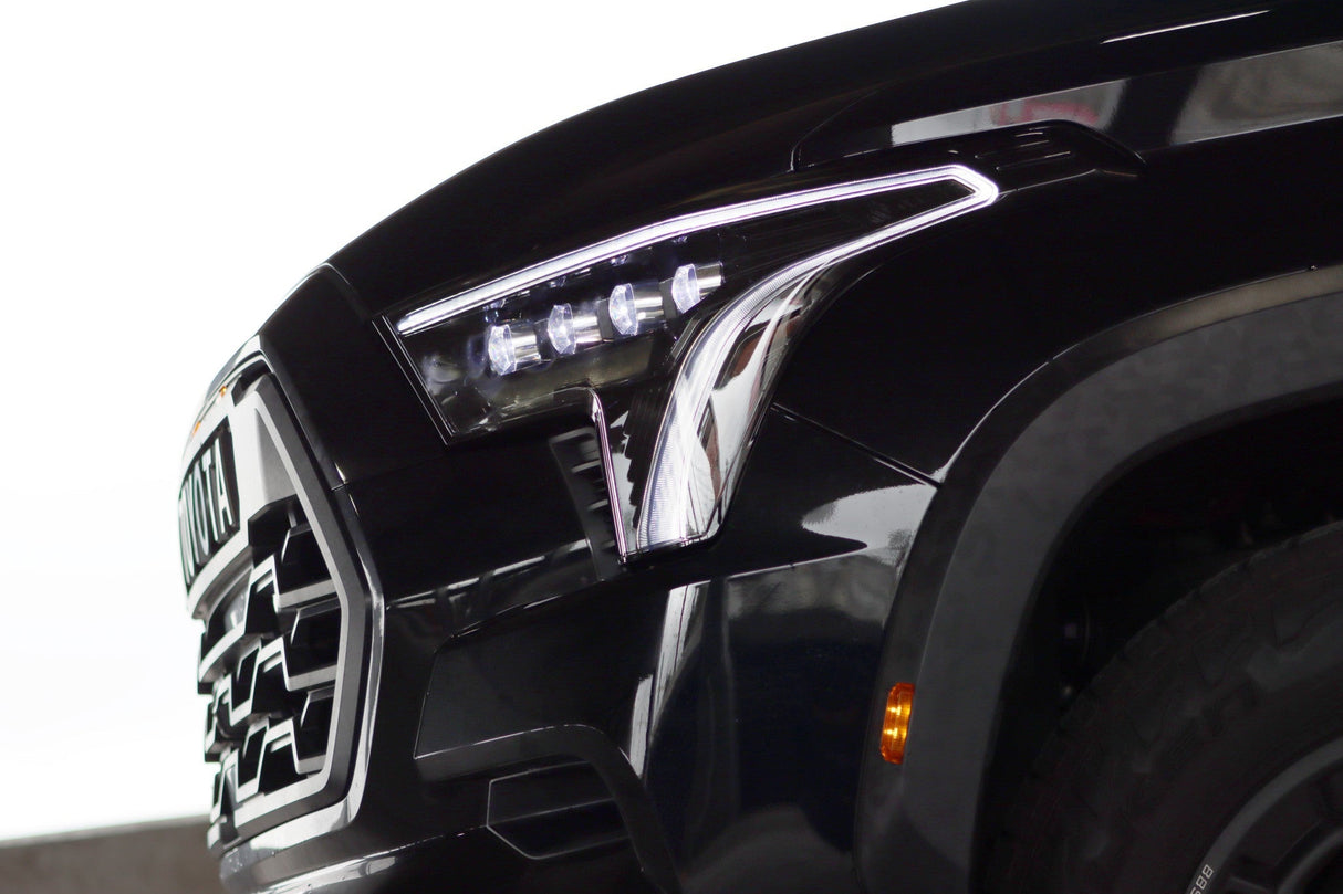 22-25 Toyota Tundra/Sequoia NOVA-Series LED Projector Headlights Alpha-Black