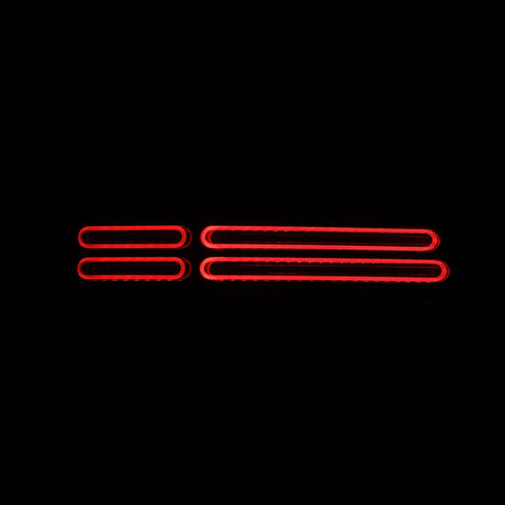 23-25 Nissan Z Quad-Loop Style NOVA-Series Prismatic LED Tail Lights Alpha-Black