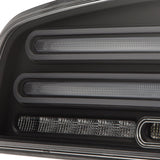 23-25 Nissan Z Quad-Loop Style NOVA-Series Prismatic LED Tail Lights Black