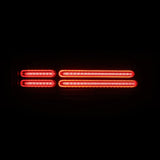 23-25 Nissan Z Quad-Loop Style NOVA-Series Prismatic LED Tail Lights Black