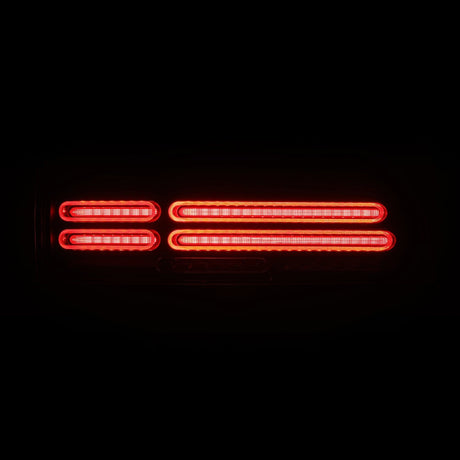 23-25 Nissan Z Quad-Loop Style NOVA-Series Prismatic LED Tail Lights Black