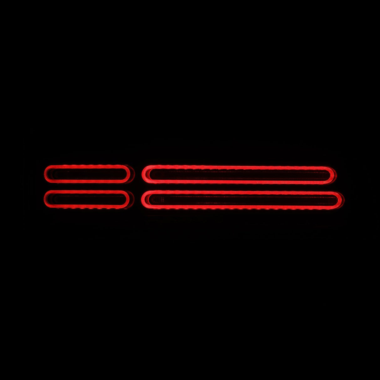 23-25 Nissan Z Quad-Loop Style NOVA-Series Prismatic LED Tail Lights Black