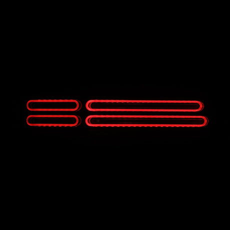 23-25 Nissan Z Quad-Loop Style NOVA-Series Prismatic LED Tail Lights Black