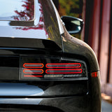 23-25 Nissan Z Quad-Loop Style NOVA-Series Prismatic LED Tail Lights Alpha-Black