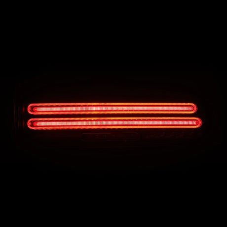 23-25 Nissan Z Twin-Loop Style NOVA-Series Prismatic LED Tail Lights Black