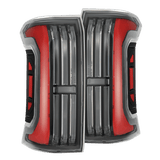 24-25 Toyota Tacoma NOVA-Series Prismatic LED Tail Lights Black-Red