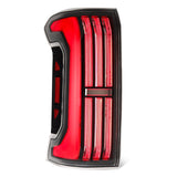 24-25 Toyota Tacoma NOVA-Series Prismatic LED Tail Lights Black-Red