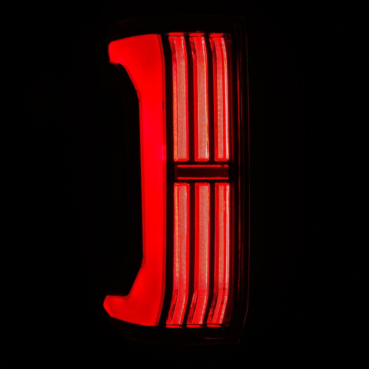 24-25 Toyota Tacoma NOVA-Series Prismatic LED Tail Lights Black-Red