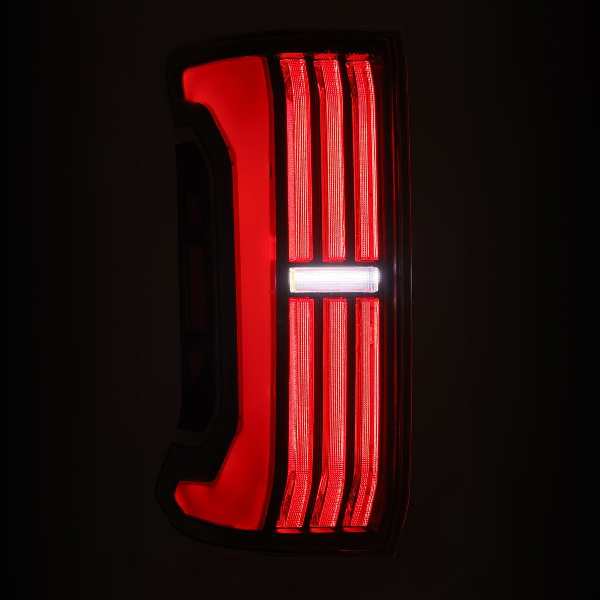 24-25 Toyota Tacoma NOVA-Series Prismatic LED Tail Lights Black-Red