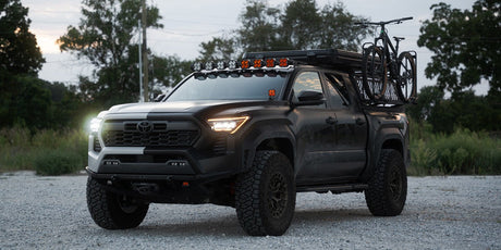 Phares projecteurs à LED noirs pour Toyota Tacoma série NOVA 2024-2025