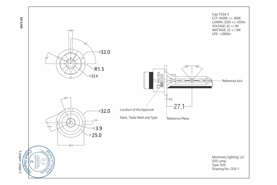 D2R: XB HID Bulbs (4500K-6000K)