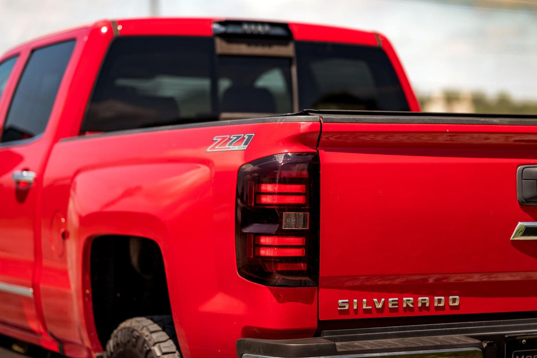 Chevrolet Silverado 1500 (14-18) XB LED Tail Lights (Red)