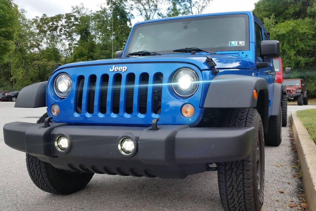 Feux antibrouillard à LED pour Jeep (rond) XB