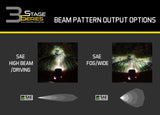 SS3 Max ABL White SAE Fog Angled