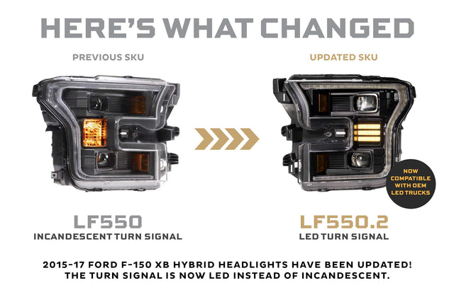 Ford F-150 (15-17) XB Hybrid Led Headlights