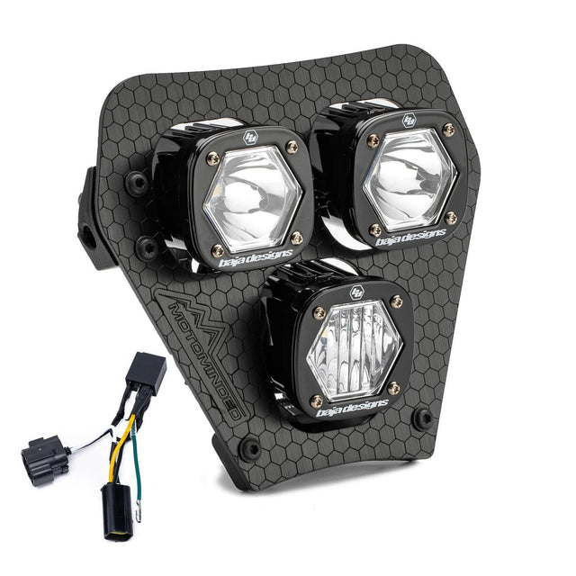 KTM Triple S1 "Hydra" (D/C) LED Headlight Kit w/ Hi-Low Harness - 2024-2026 KTM EXC-F