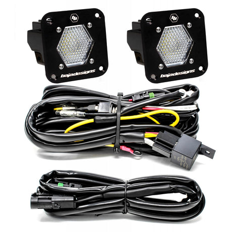 Kit de feux LED encastrés noirs S1 pour feux de recul - Universel