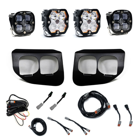 Squadron 2.0 Sport/Squadron SAE Dual Fog Pocket Light Kit - Ford 2020-22 F-250/350 Super Duty