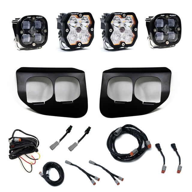 Squadron 2.0 Sport/Squadron SAE Dual Fog Pocket Light Kit - Ford 2020-22 F-250/350 Super Duty