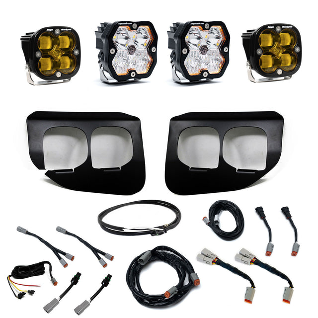 Squadron 2.0 Sport/Squadron SAE Dual Fog Pocket Light Kit - Ford 2020-22 F-250/350 Super Duty