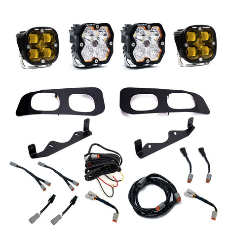 Squadron 2.0 Sport/Squadron SAE Dual Fog Pocket Light Kit - Ford 2023-26 F-250/350 Super Duty