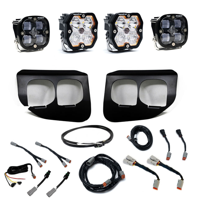 Squadron 2.0 Sport/Squadron SAE Dual Fog Pocket Light Kit - Ford 2020-22 F-250/350 Super Duty