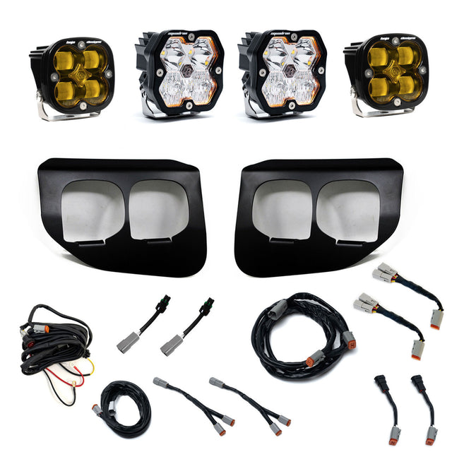 Squadron 2.0 Sport/Squadron SAE Dual Fog Pocket Light Kit - Ford 2020-22 F-250/350 Super Duty