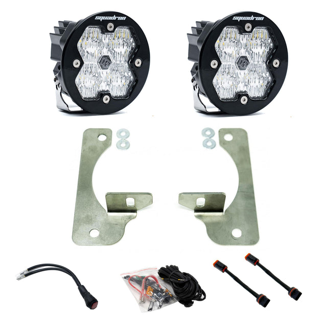Squadron-R 2.0 Sport Fog Pocket Light Kit - Jeep 2018-26 Wrangler JL; 2020-26 Gladiator JT; Note: w/ OE Rubicon Bumper