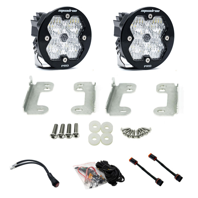 Squadron-R 2.0 Pro Fog Pocket Light Kit - Jeep 2018-26 Wrangler JL; 2020-26 Gladiator JT; Note: w/ OE Sahara Bumper