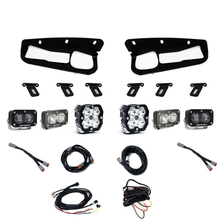 Squadron 2.0 Sport/S2 Sport/S2 SAE "Sportman" Fog Pocket Light Kit - Ford 2021-26 Bronco; 2022-24 Bronco Raptor; Note: w/ Steel Bumper