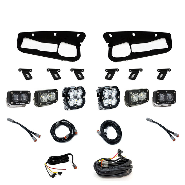 Squadron 2.0 Pro/S2 Pro/S2 SAE "Pro" Fog Pocket Light Kit - Ford 2021-26 Bronco; 2022-24 Bronco Raptor; Note: w/ Steel Bumper