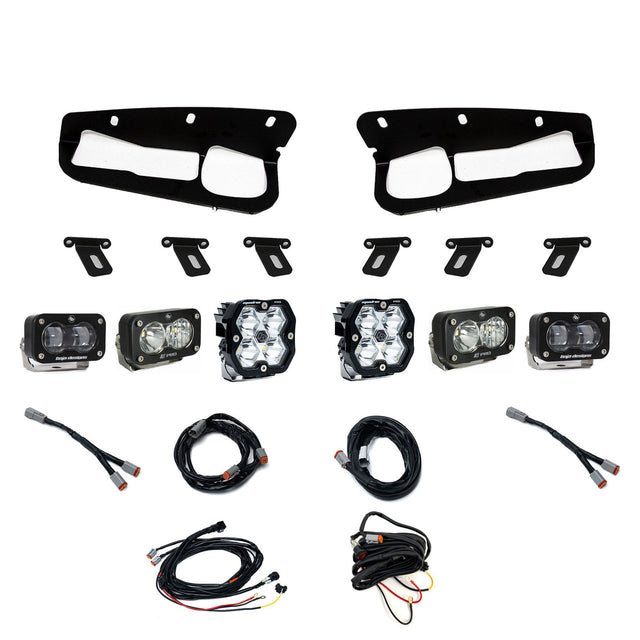 Squadron 2.0 Pro/S2 Pro/S2 SAE "Pro" Fog Pocket Light Kit - Ford 2021-26 Bronco; 2022-24 Bronco Raptor; Note: w/ Steel Bumper