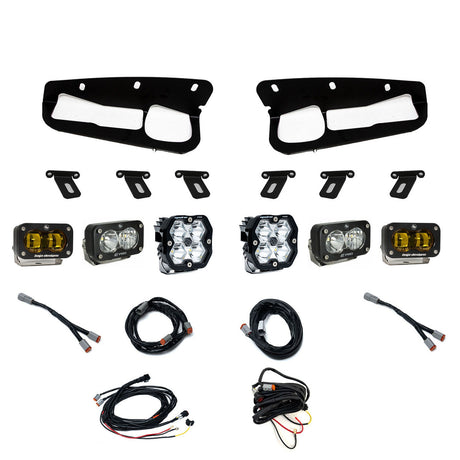 Squadron 2.0 Pro/S2 Pro/S2 SAE "Pro" Fog Pocket Light Kit - Ford 2021-26 Bronco; 2022-24 Bronco Raptor; Note: w/ Steel Bumper