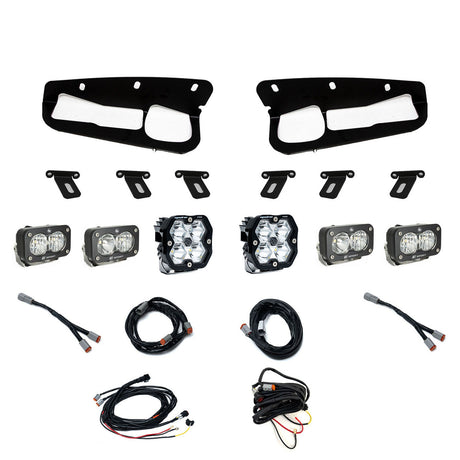 Squadron 2.0 Pro/Dual S2 Sport Fog Pocket Light Kit - Ford 2021-26 Bronco; 2022-24 Bronco Raptor; Note: w/ Steel Bumper