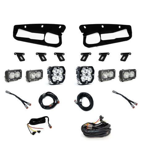 Squadron 2.0 Sport/Dual S2 Sport "Sportmen" Fog Pocket Light Kit - Ford 2021-26 Bronco; 2022-24 Bronco Raptor; Note: w/ Steel Bumper