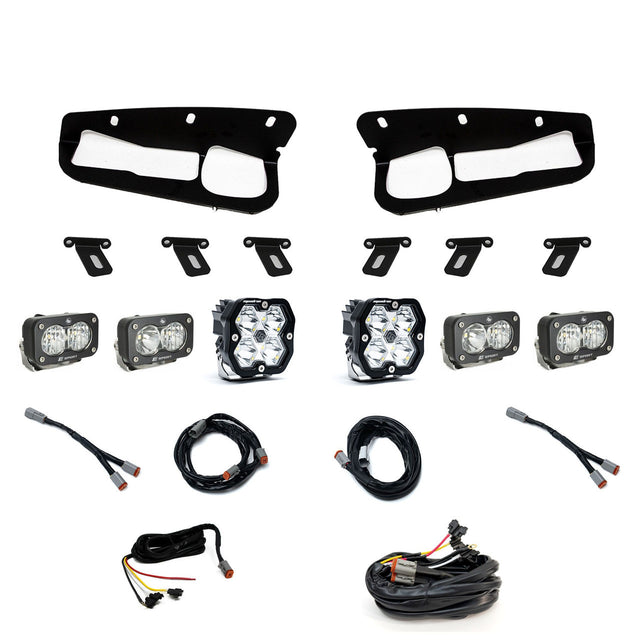 Squadron 2.0 Sport/Dual S2 Sport "Sportmen" Fog Pocket Light Kit - Ford 2021-26 Bronco; 2022-24 Bronco Raptor; Note: w/ Steel Bumper