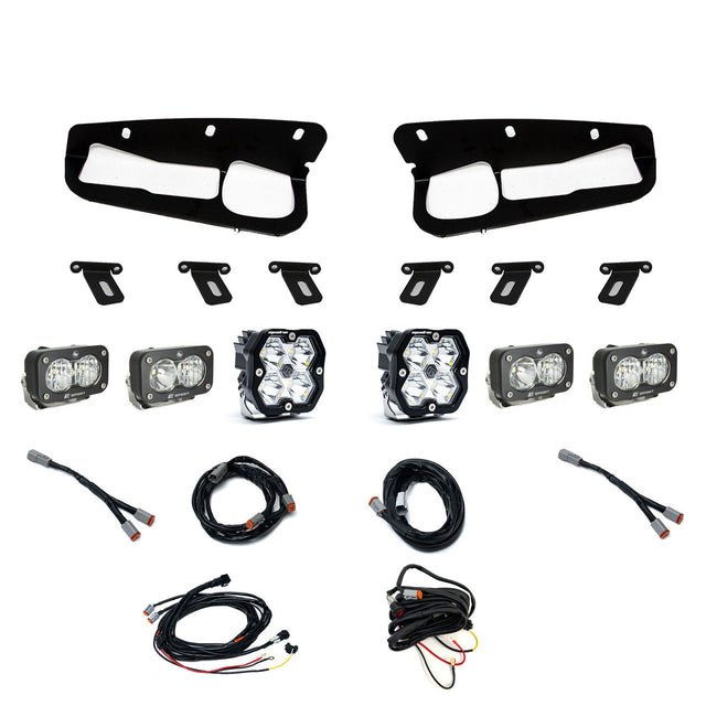 Squadron 2.0 Sport/Dual S2 Sport "Sportmen" Fog Pocket Light Kit - Ford 2021-26 Bronco; 2022-24 Bronco Raptor; Note: w/ Steel Bumper