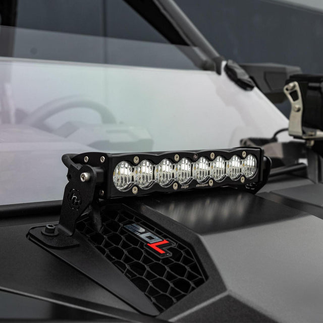 S8 10" Light Bar Hood Mount Kit - Polaris 2025 RZR Pro-R; Pro-S; Pro-XP