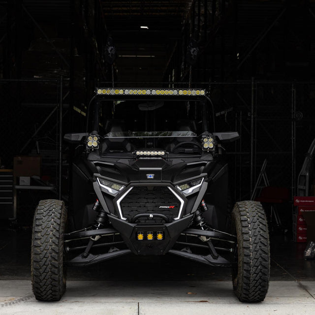 S8 10" Light Bar Hood Mount Kit - Polaris 2025 RZR Pro-R; Pro-S; Pro-XP