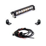 Polaris S8 10 Inch Hood Mount Light Bar Kit - Polaris 2019-21 RZR XP Turbo; 2018-21 RZR Turbo S