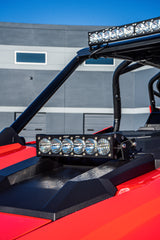 Polaris OnX6+ 10 Inch Hood Mount Light Bar Kit - Polaris 2020-2026 RZR Pro XP; 2022-2024 RZR Turbo R